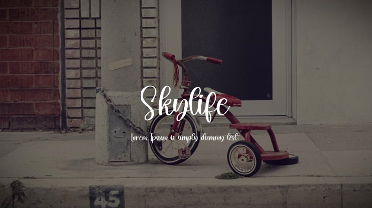 Skylife Font