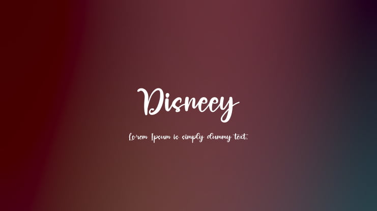 Disneey Font