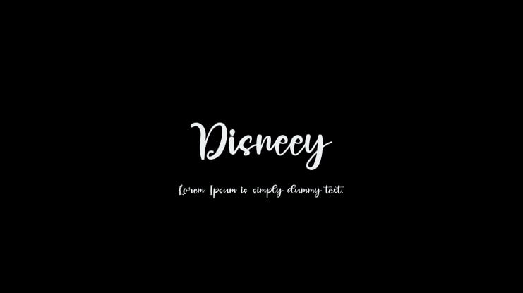 Disneey Font