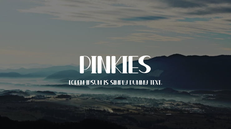 Pinkies Font