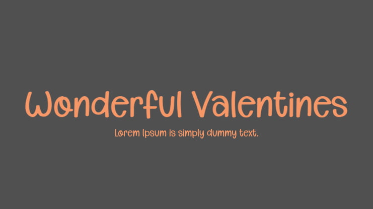 Wonderful Valentines Font