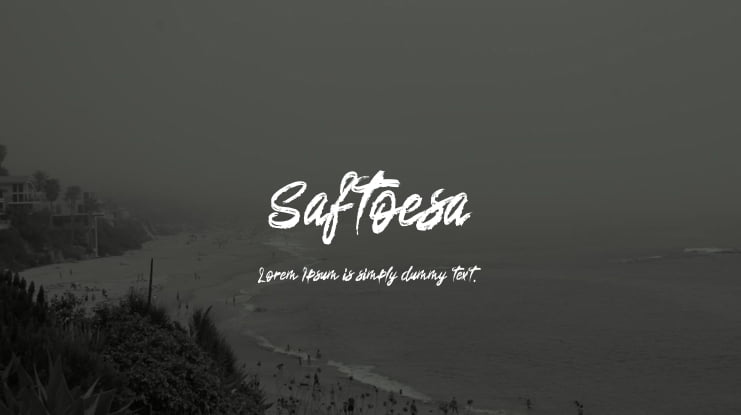 Saftoesa Font