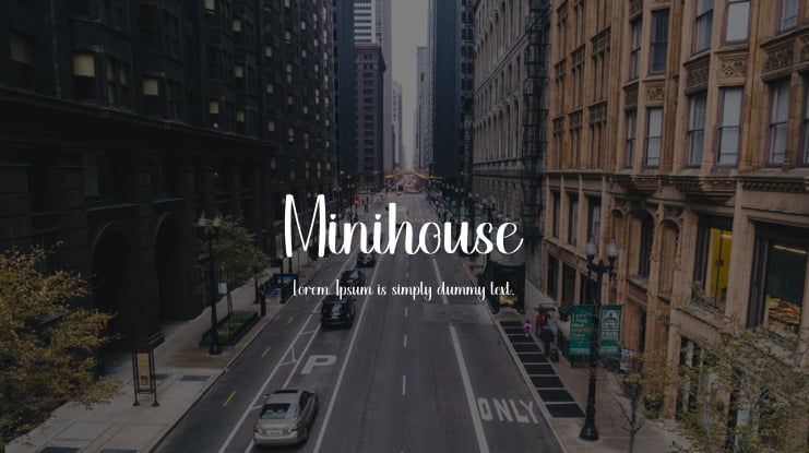 Minihouse Font