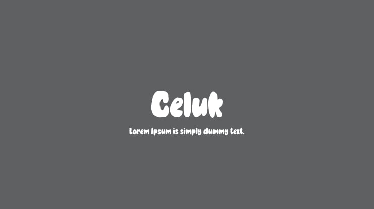 Celuk Font