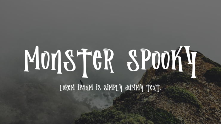 Monster Spooky Font