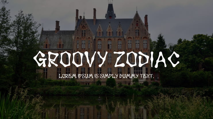 Groovy Zodiac Font