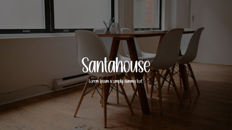 Santahouse Font