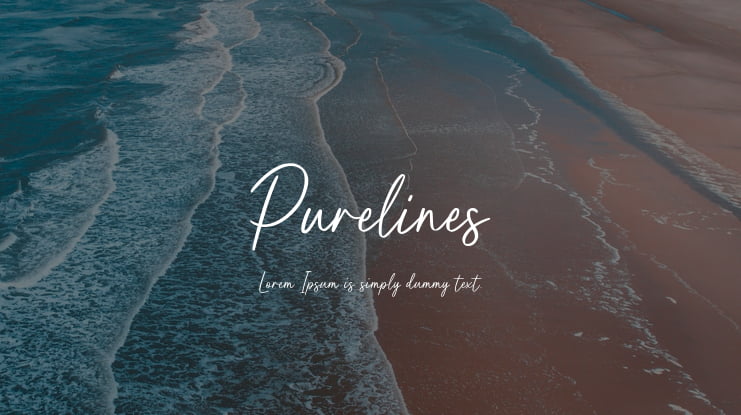 Purelines Font