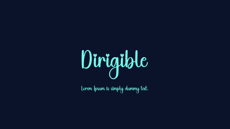 Dirigible Font