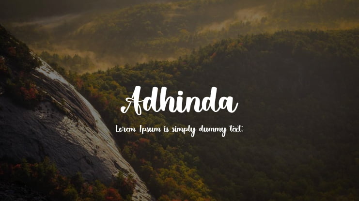 Adhinda Font