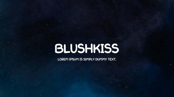 Blushkiss Font Family