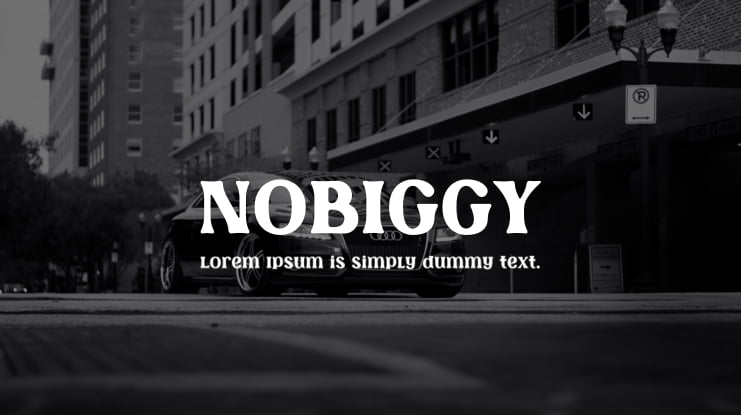 NOBIGGY Font