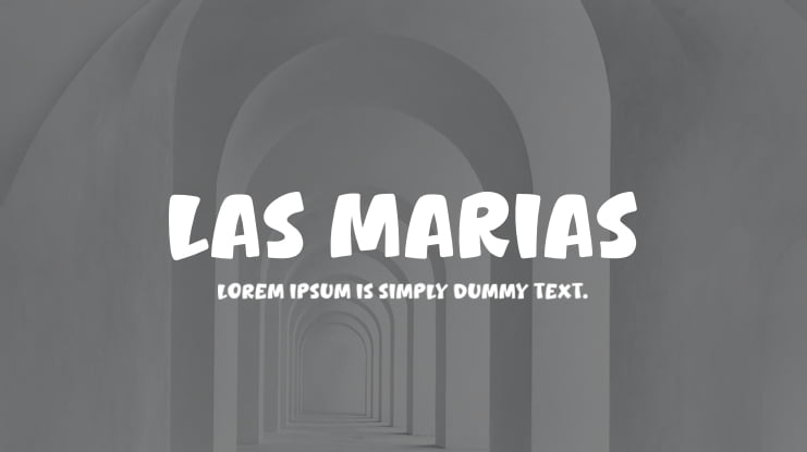 Las Marias Font