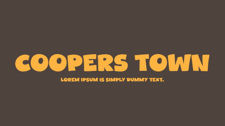 Coopers Town Font