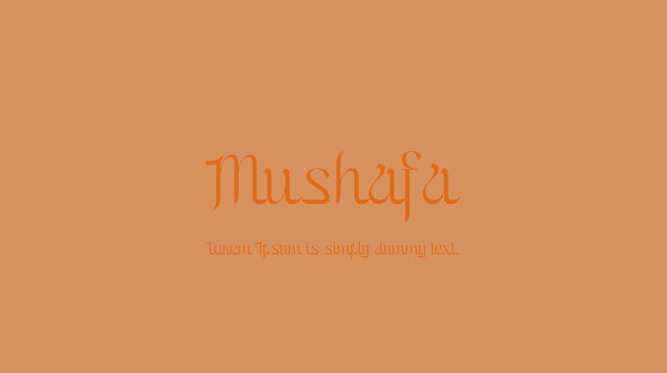 Mushafa Font Family