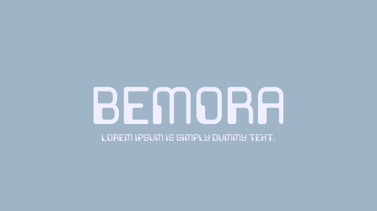 Bemora Font