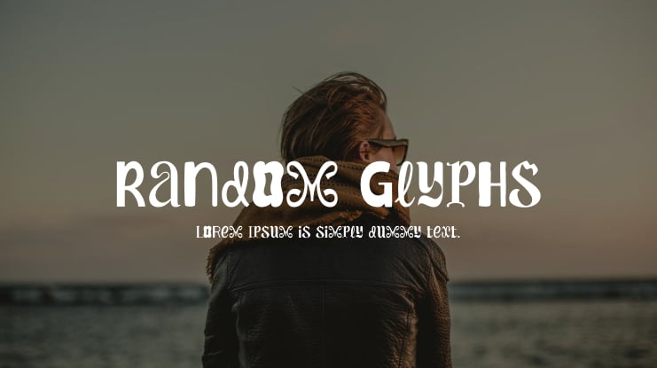 Random Glyphs Font