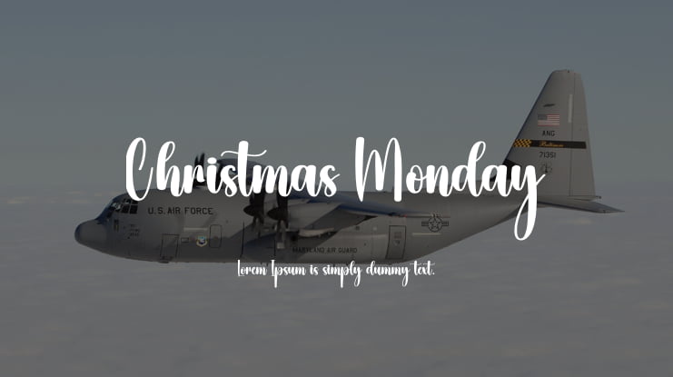 Christmas Monday Font