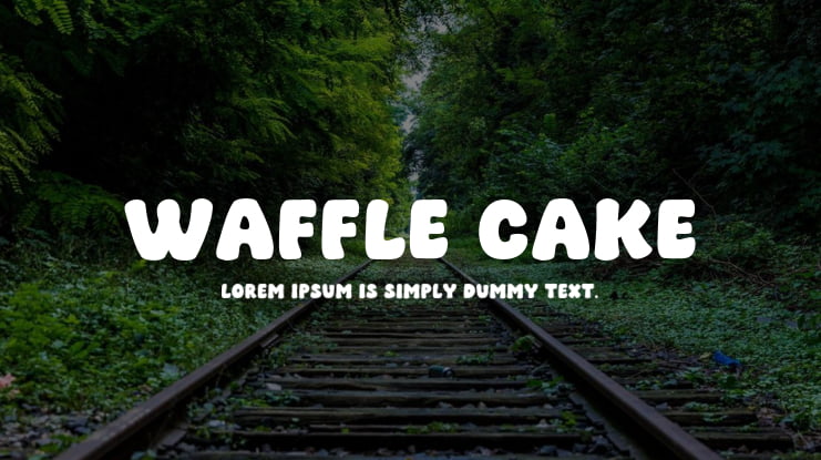 Waffle Cake Font