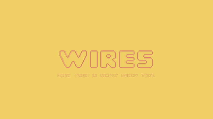 GUMBALL_THICK_wires Font