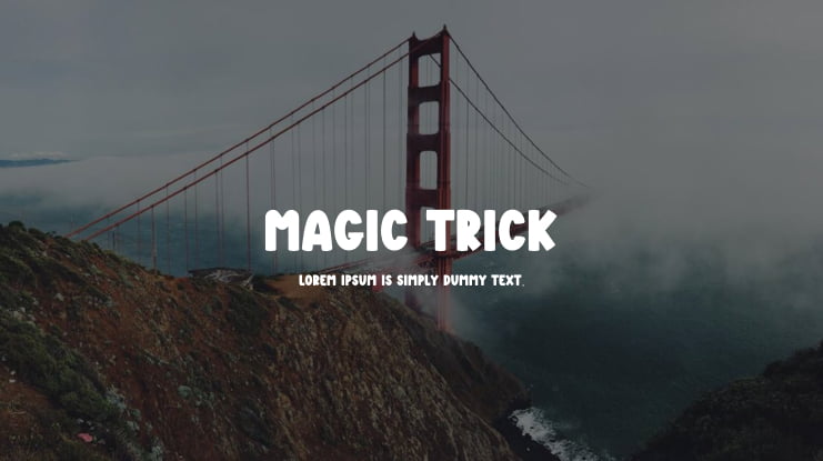 Magic Trick Font