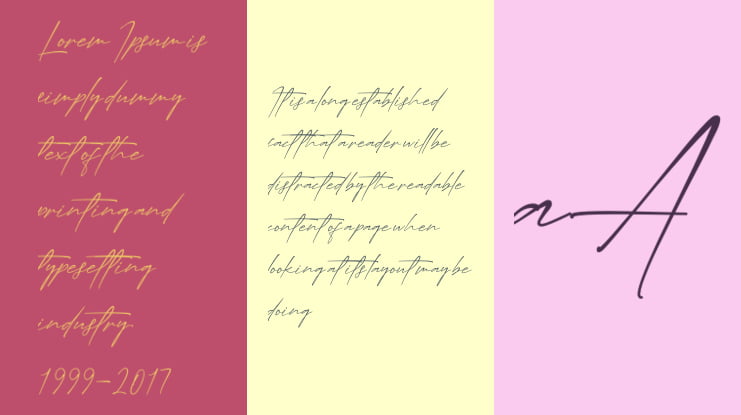 Permatha Signature Font