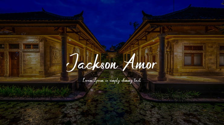 Jackson Amor Font