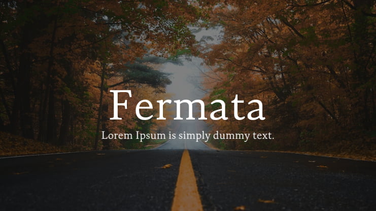 Fermata Font Family