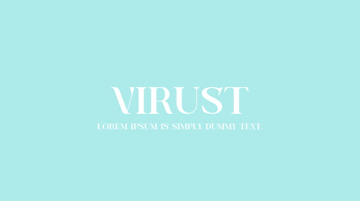 VIRUST Font