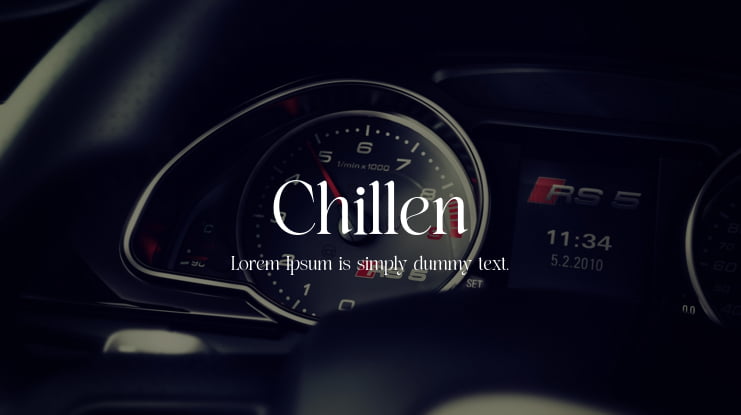 Chillen Font