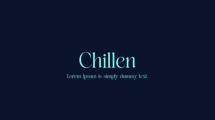 Chillen Font