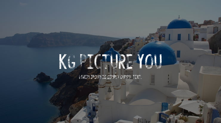 KG Picture You Font