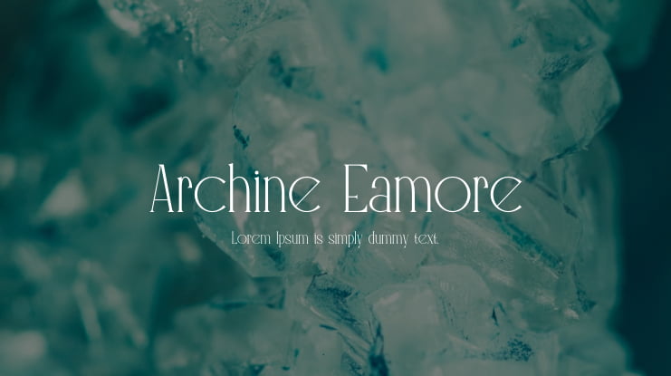 Archine Eamore Font