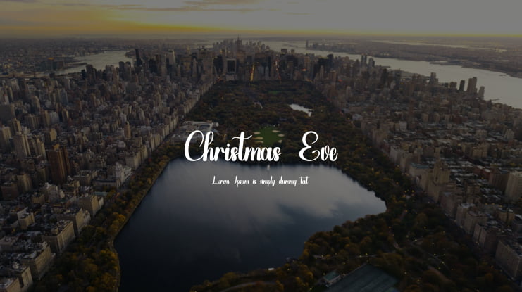 Christmas Eve Font