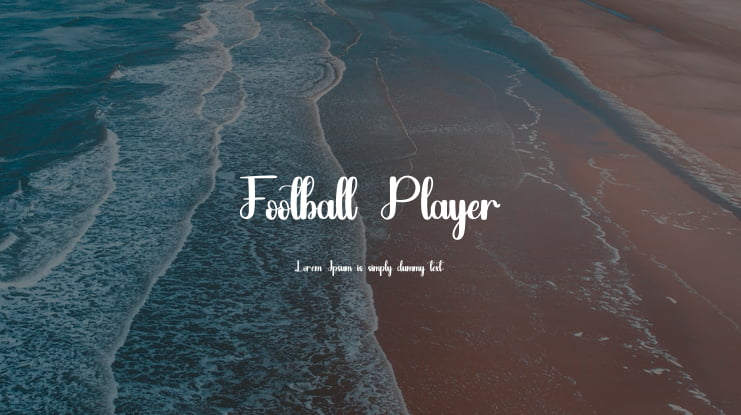 Football Player Font