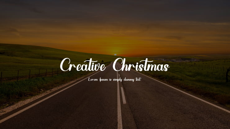 Creative Christmas Font