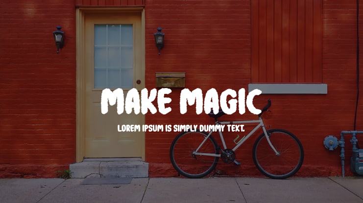 Make Magic Font