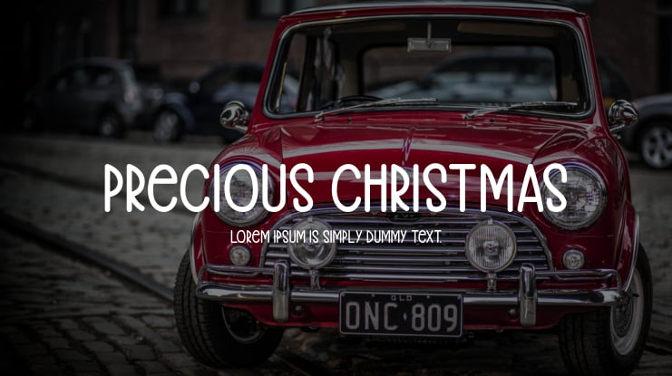 Precious Christmas Font