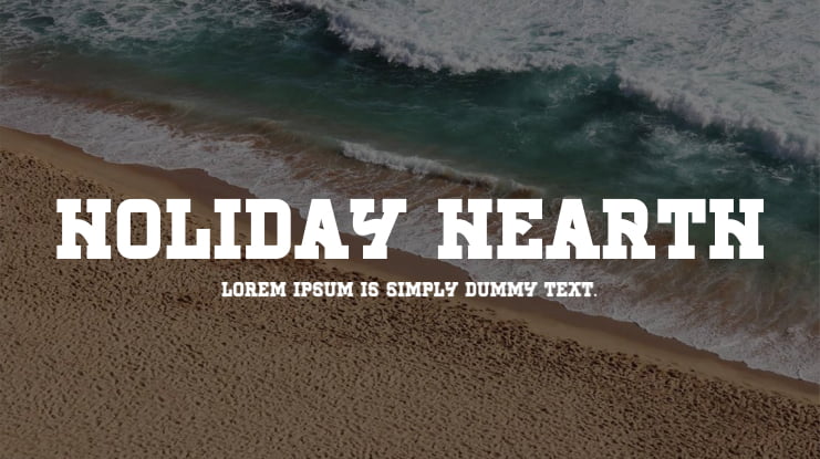 Holiday Hearth Font