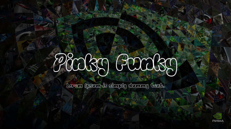 Pinky Funky Font