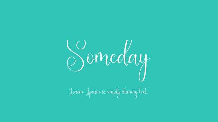 Someday Font