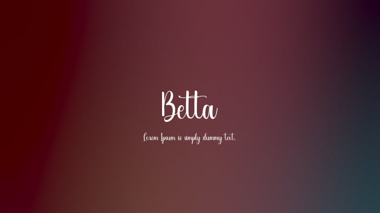 Betta Font