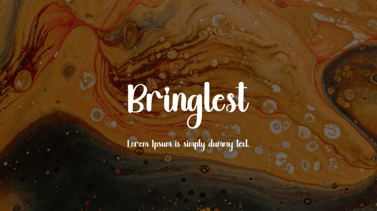 Bringlest Font