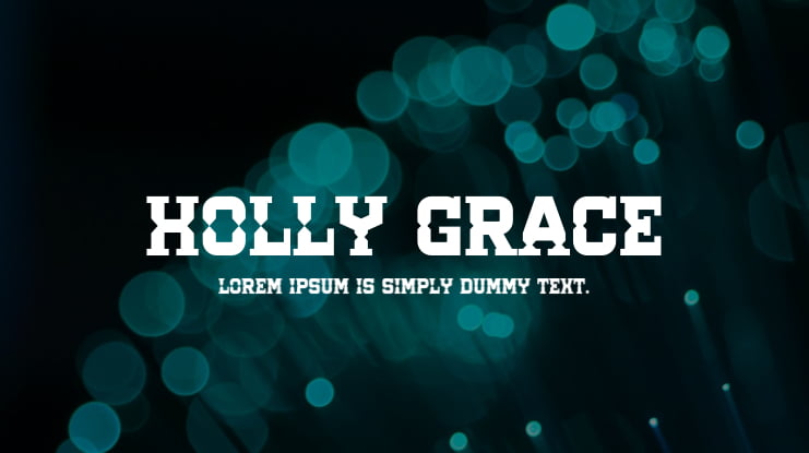 Holly Grace Font