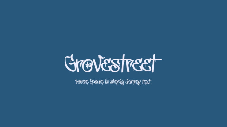 Grovestreet Font Family