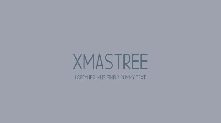 Xmastree Font