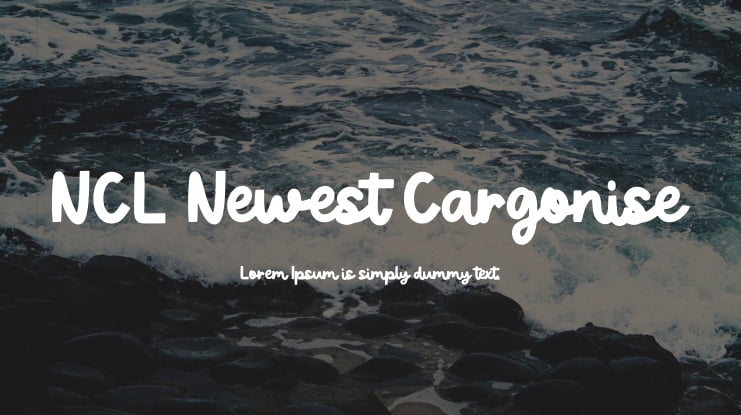 NCL Newest Cargonise Font