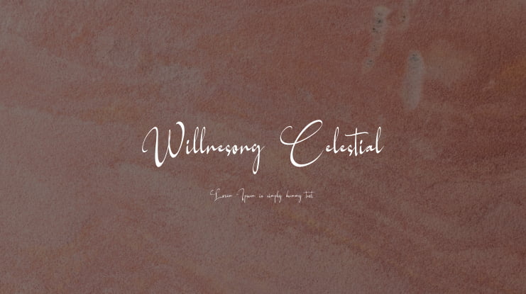 Willnesong Celestial Font