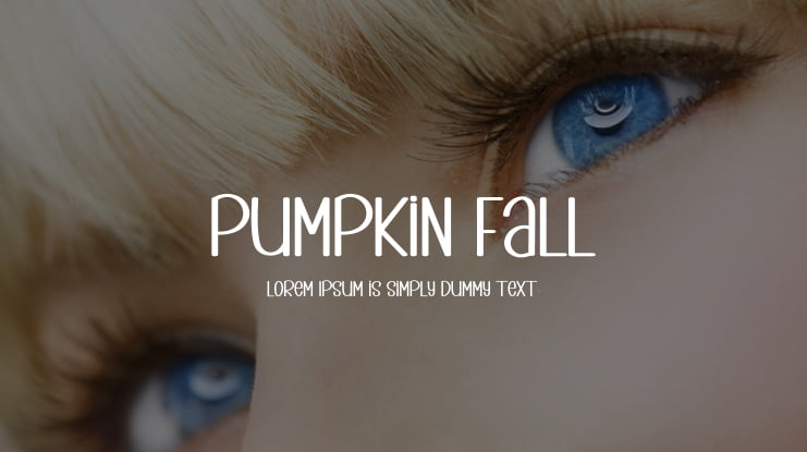 Pumpkin Fall Font