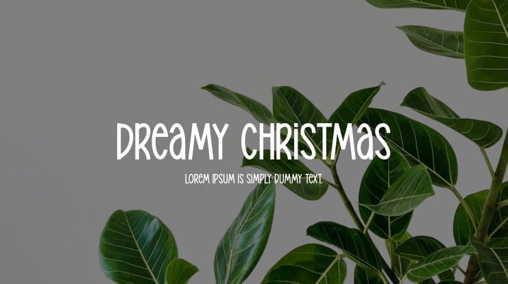 Dreamy Christmas Font